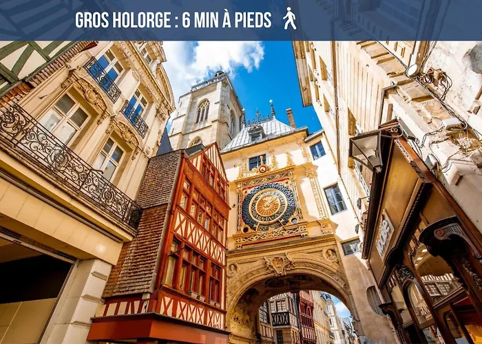 L'aurore Berbère, Hypercentre De Rouen, Au Calme Appartement *