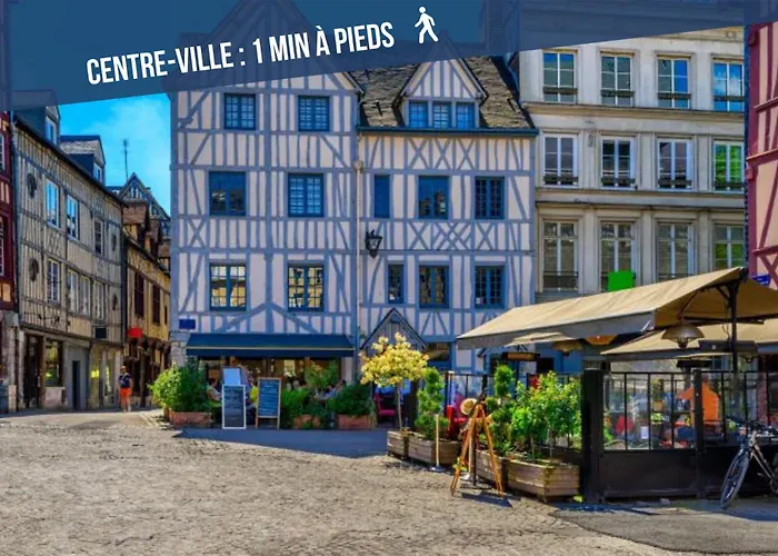 L'aurore Berbere, Hypercentre De Rouen, Au Calme Apartment